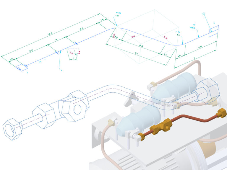 Icometrie in Creo Piping erstellen für Rohrleitungen